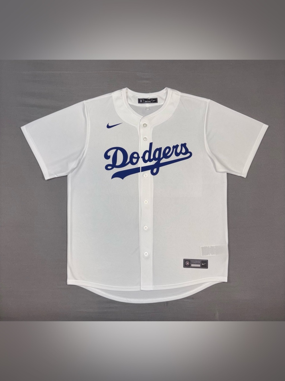 Men’s Nike Los Angeles Dodgers MLB Jersey White Size LARGE